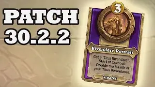 Rivendare Portrait BACK!  Patch 30.2.2 Hearthstone Battlegrounds