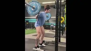 Beautiful Girl Squat Training For CrossFit Games   CrossFit Athlete   #shorts