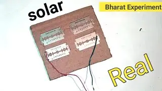 Making Solar Panel With Blades || How To Make Solar Panel At Home || Real ??????