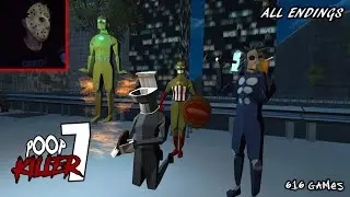 Burn Him With Your Farts (Poop Killer 7) All Endings
