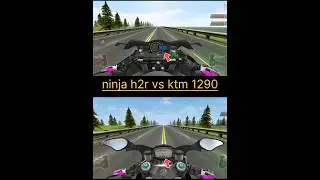 ninja h2r vs ktm|drag race in bike|#youtubeshorts