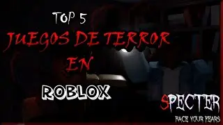 TOP 5 MEJORES JUEGOS DE TERROR EN ROBLOX 2023