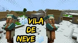 COMO NASCER NE UMA VILA DE NEVE!!!!? (MINECRAFT PE)