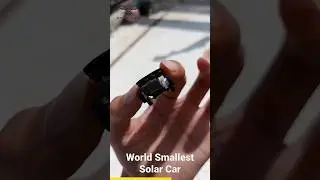 Testing World Smallest Solar Car #testing #shorts