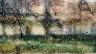 Rain through a mirror| 5 Hours #rainstorm  #rainstorm #rainsounds #rainsoundsforsleeping