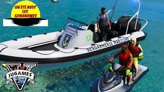 GENDARMERIE MARITIME COURSE POURSUITE EN BATEAU-GTA 5 LSPDFR