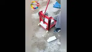 Обзор гильотины для резки керамзито-бетонных и пено блоков