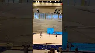 В конце обруч полетел в судей? 😲😨 