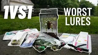 Fishing with the Worst Lures 1vs1 Fishing Challenge!