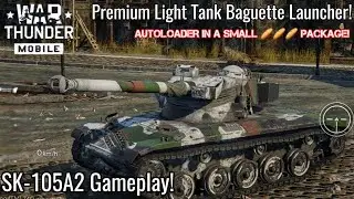 War Thunder Mobile SK-105A2 Premium Light Tank Gameplay! - AUTOLOADER!! - Mini Dart Launcher!