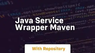java service wrapper maven