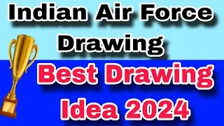 Indian Air Force Drawing | Indian Air Force Poster | Air Force Day Poster | Air Force Day Drawing