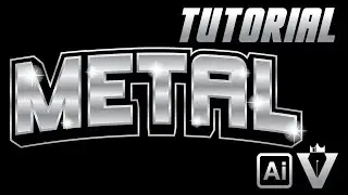 Create a Brushed Metal look w/ Adobe Illustrator