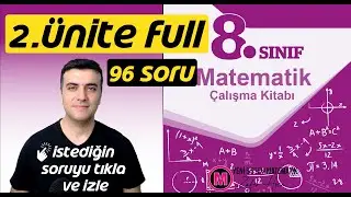 8.sınıf Çalışma Kitabı Matematik 2.Ünite Full Çözümleri LGS
