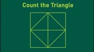 How many triangles are there? Counting figure Question