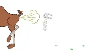 Funny Cartoons.Elk and Hare.Series 1