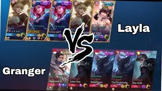 LAYLA Vs GRANGER (MIRROR MODE) - MOBILE LEGENDS