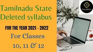 TN Maths Syllabus for year 2021 to 2022 #Deleted_Portions for Class 11 & 12 #Reduced_Syllabus_10