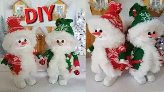 SUPER FACILE!! Simpatico PUPAZZO di Neve☃️ dal CALZINO🧦