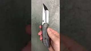 WE Knife Co Thug XL WE20028D-2, Tiger Stripe Flamed Titanium with Hand Rubbed Satin CPM-20CV Blade