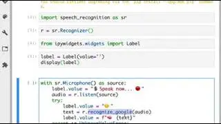 Speech Recognition in Python