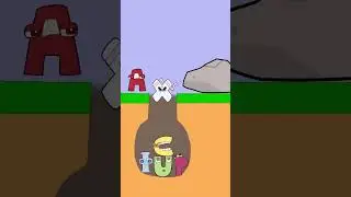 Alphabet lore F made a trap for other alphabets 
