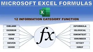 IS Function-ISBLANK, ISERROR, ISERR, ISEVEN, ISFORMULA, ISNUMBER Functions in Excel
