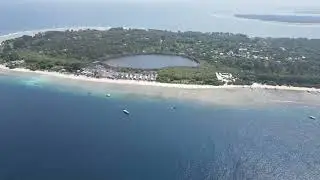 Drone View Gili Trawangan