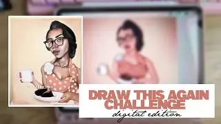 DRAW THIS AGAIN CHALLENGE [FROM CHALK TO DIGITAL] 👀