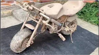 Man restores vintage Mini Motorcycle 40 years like new | From Start to Finish