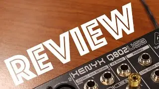 Behringer Q802USB Setup and Review