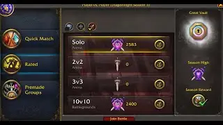 WoW DF 10.2.5 Unholy DK RBG - 2350 ~ MMR