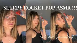 It’s hot out so here’s a cool and slurpy Popsicle ASMR 🥵❄️