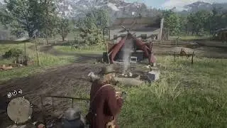 #RDR2 Arthur Morgan loves free food