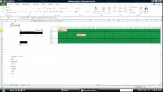 Excel Desk Booking Tool