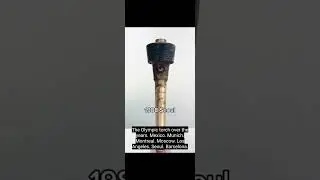 Every Olympic torch 1968-2024
