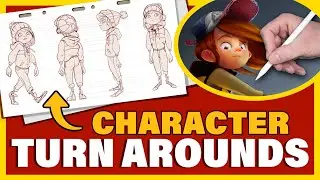 HOW TO Draw a CHARACTER TURNAROUND (Visual Development tips)