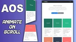 AOS - Animate On Scroll con Bootstrap 5