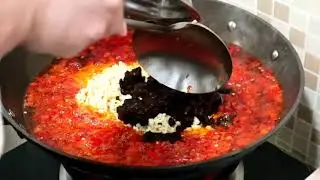 Steamed fish head with chili sauce is essential