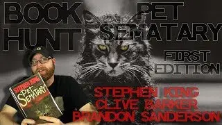 Book hunting for First Edition Hardbacks! Pet Sematary First Edition and how to recognize one!