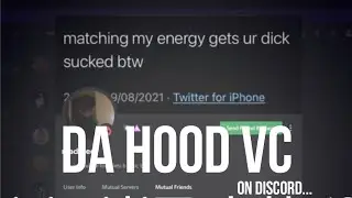 A Normal Vc in the Da Hood Discord Server