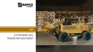Maintenance Made Easy - RG80 Cutter Wheel Belt Tension and Adjustment