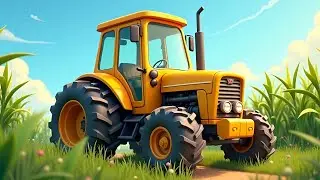 Песня про Спецтехнику для Детей . Самосвал, Трактор, Экскаватор и Другие Машины!