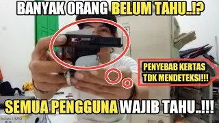 KERTAS TDK TERBACA/TDK MENDETEKSI | INI PENYEBABNYA ❗BONGKAR RAHASIA TEKNISI DIRAYURIS