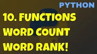 Functions in Python (Applied to word counting and word search)