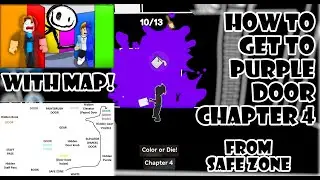 How to get to the Purple Door form the Safe Zone in 