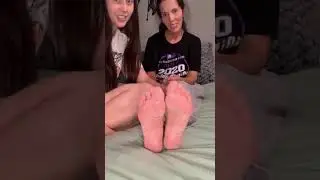 Cute Girl Tickles Mother’s Feet Challenge!