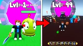 Noob a Pro en  Idle Heroes Simulator Roblox