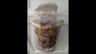 Крепость на горбыле; резное панно в слайдах. Резьба по дереву. Wood carving.