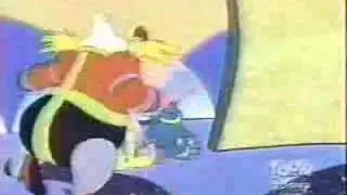 Robotnik walks around while i play boss music